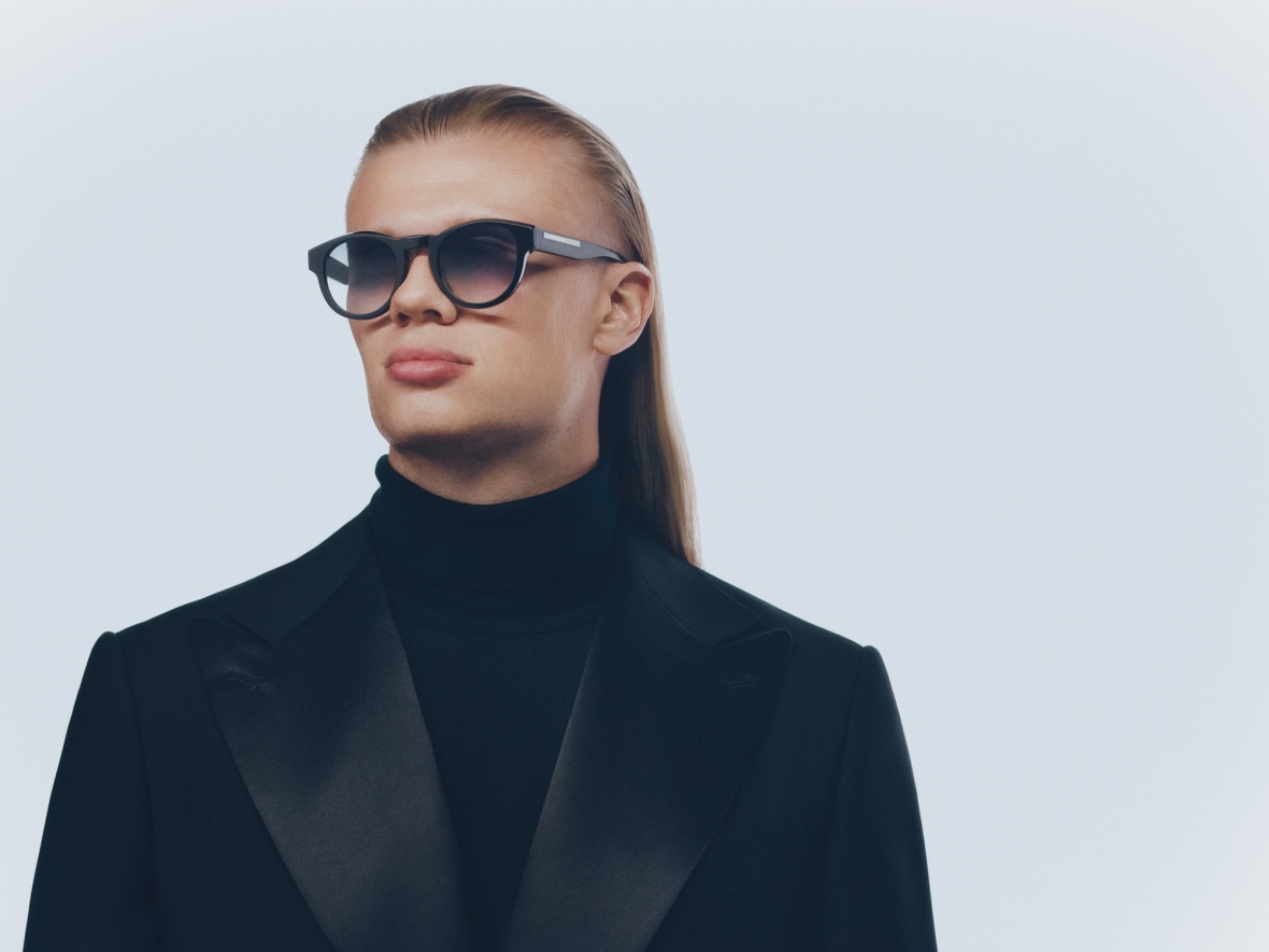 Erling Haaland in sunglasses